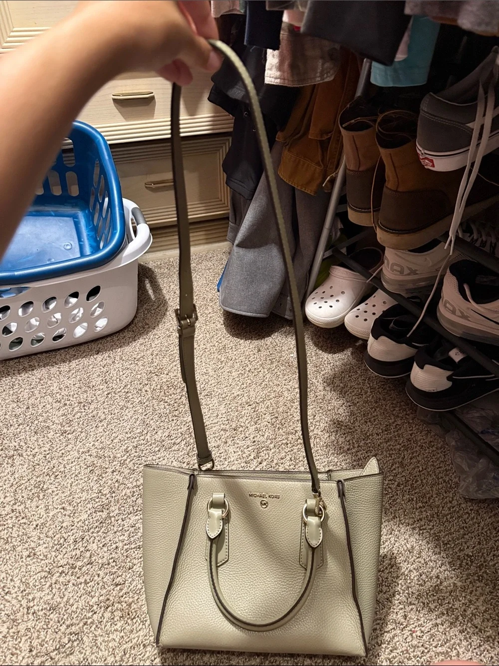 Michael Kors structured satchel